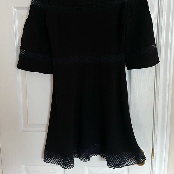 MAJE | Black Dress | Bell Sleeve | Size 2 - Picture 5 of 11